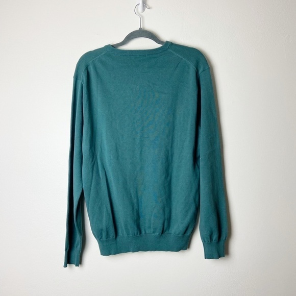 SOUTHERN TIDE • Men’s Cotton Green V Neck Pullover Sweater Size Medium - Picture 2 of 6